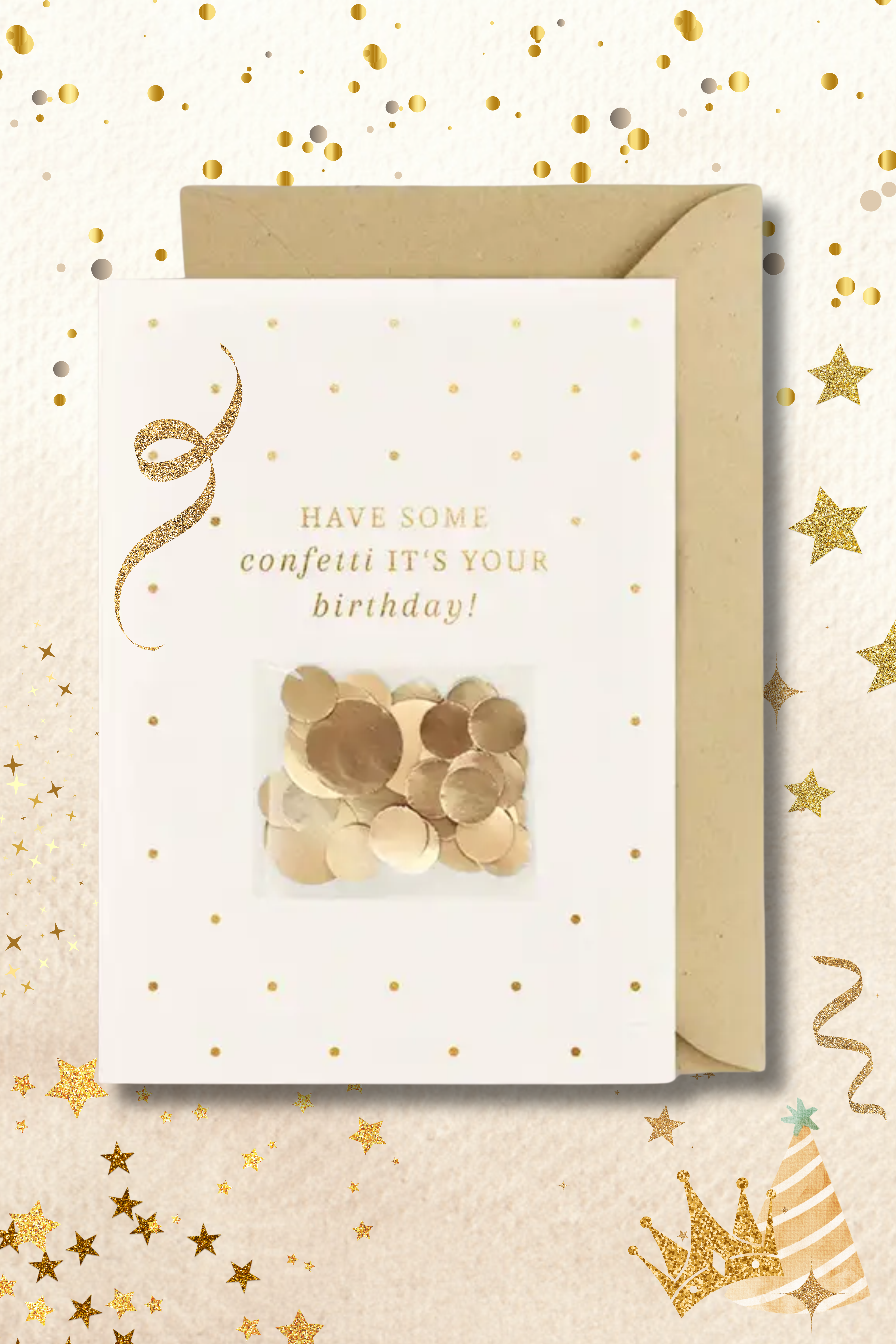 Birthday Confetti Greeting Card