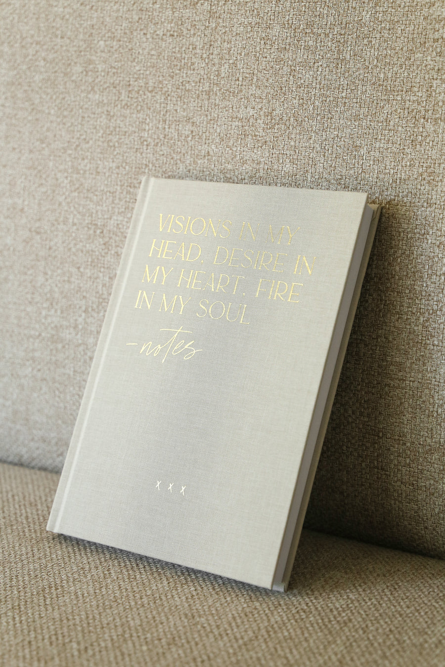 Linen notebook