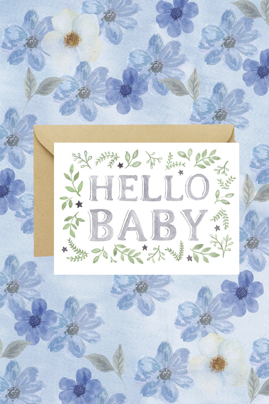 Hello Baby Greeting Card