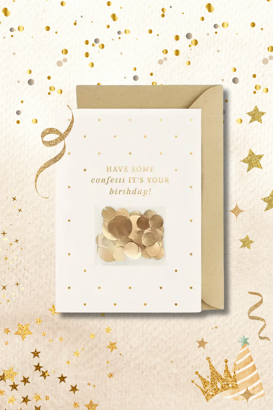 Birthday Confetti Greeting Card
