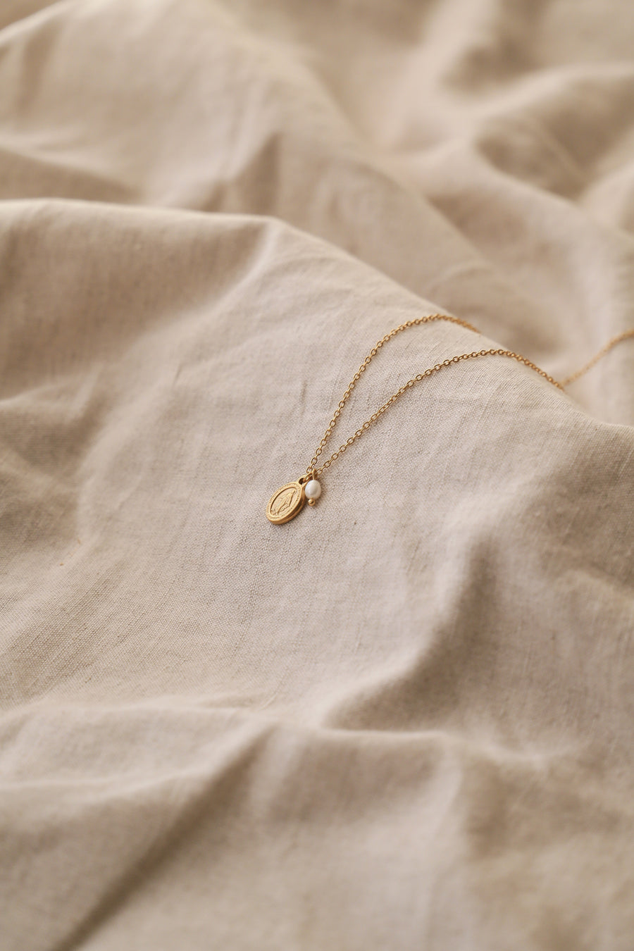 Petite Virgin Mary Necklace