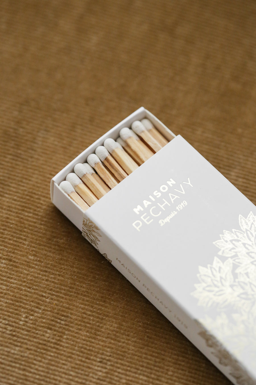 Hortense White Matches by Maison Pechavy