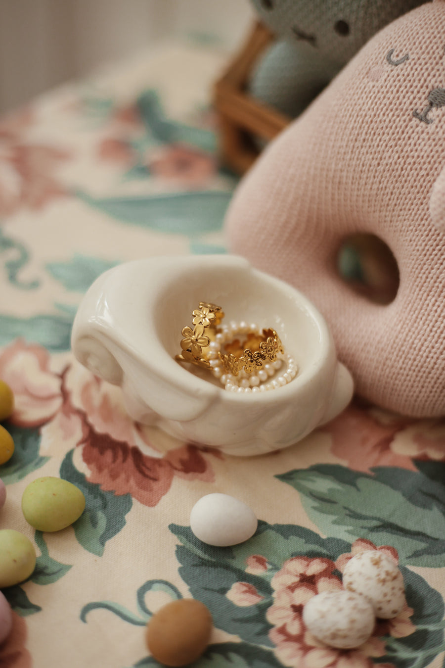 Vintage Bunny Egg Cup
