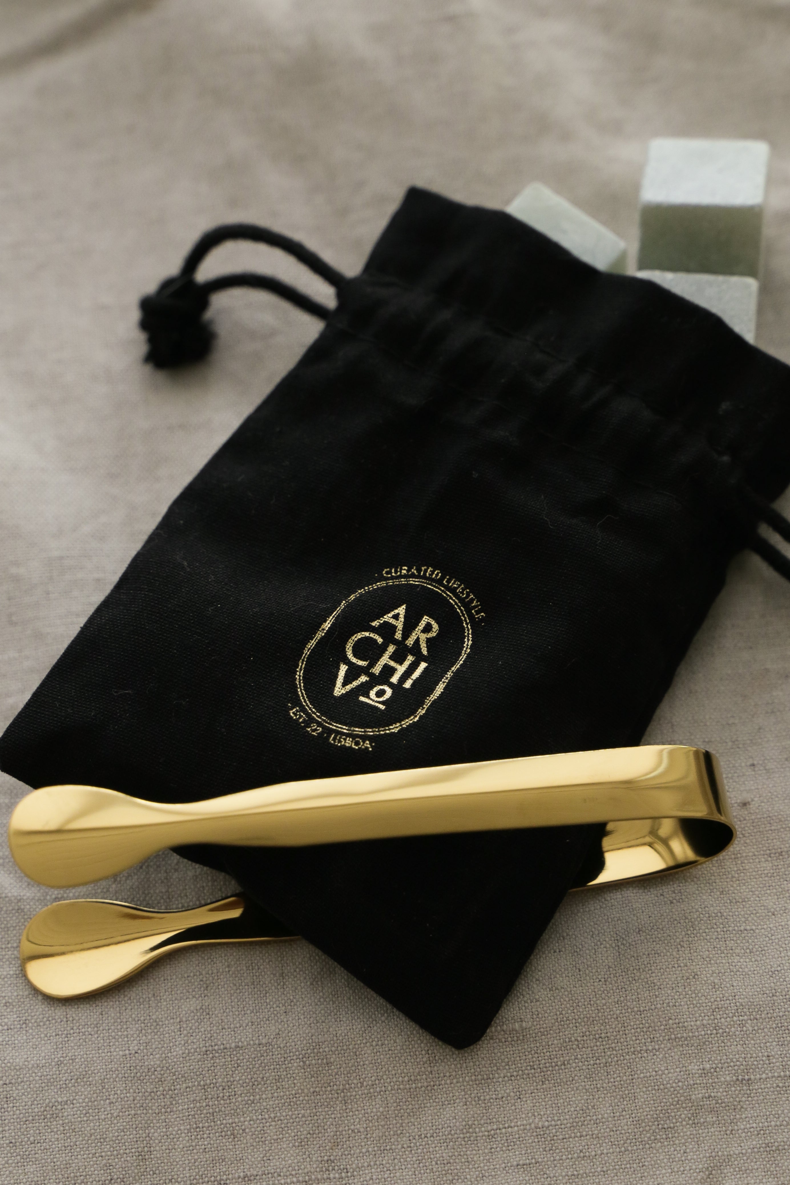 Marble Whiskey Stones & Tongs