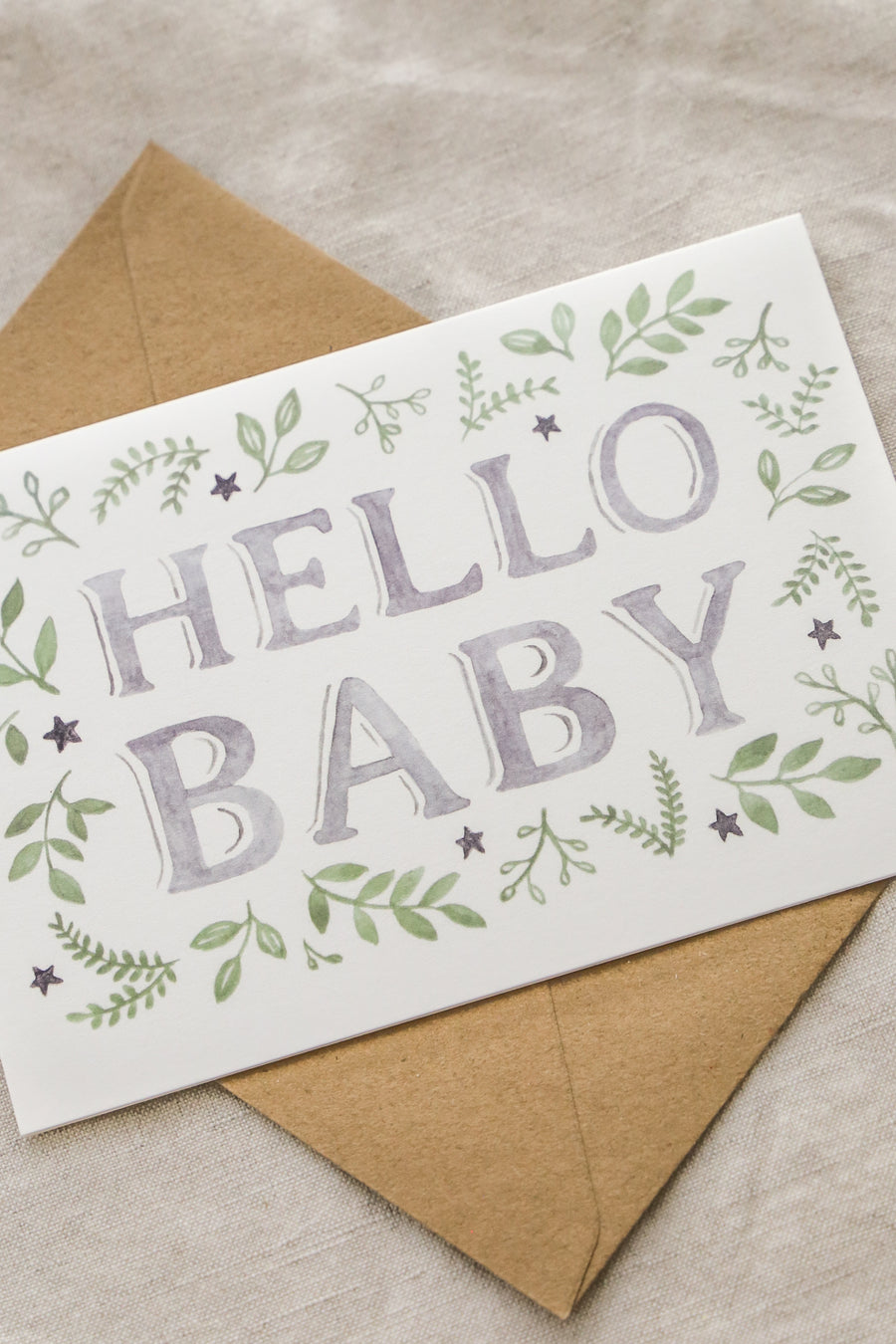 Hello Baby Greeting Card