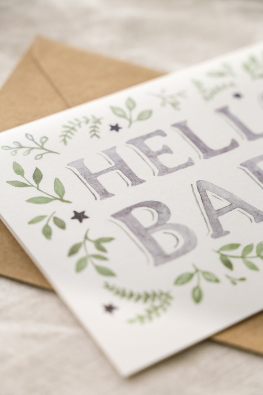 Hello Baby Greeting Card