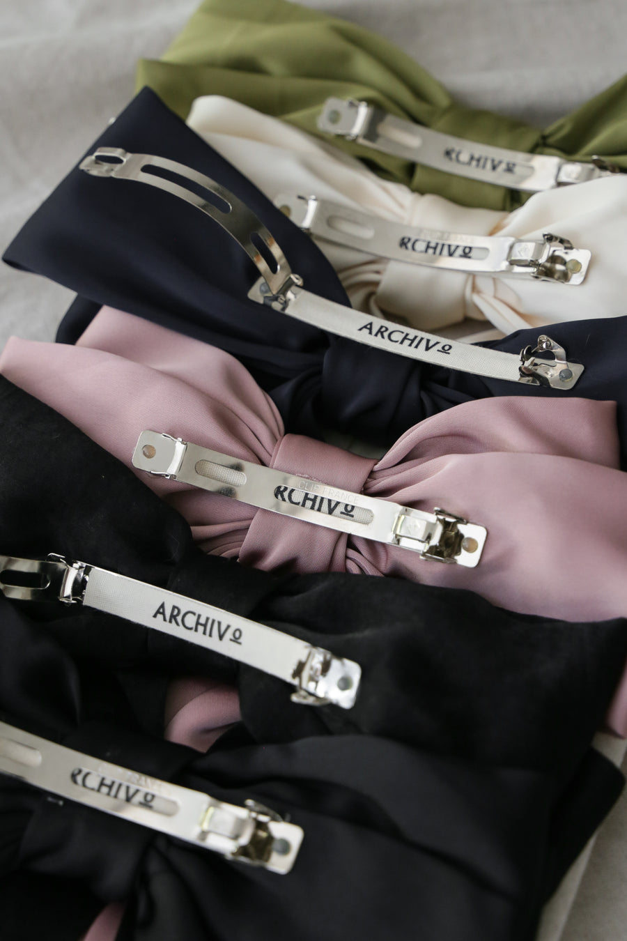 Loulou Bow Barrette - Sage