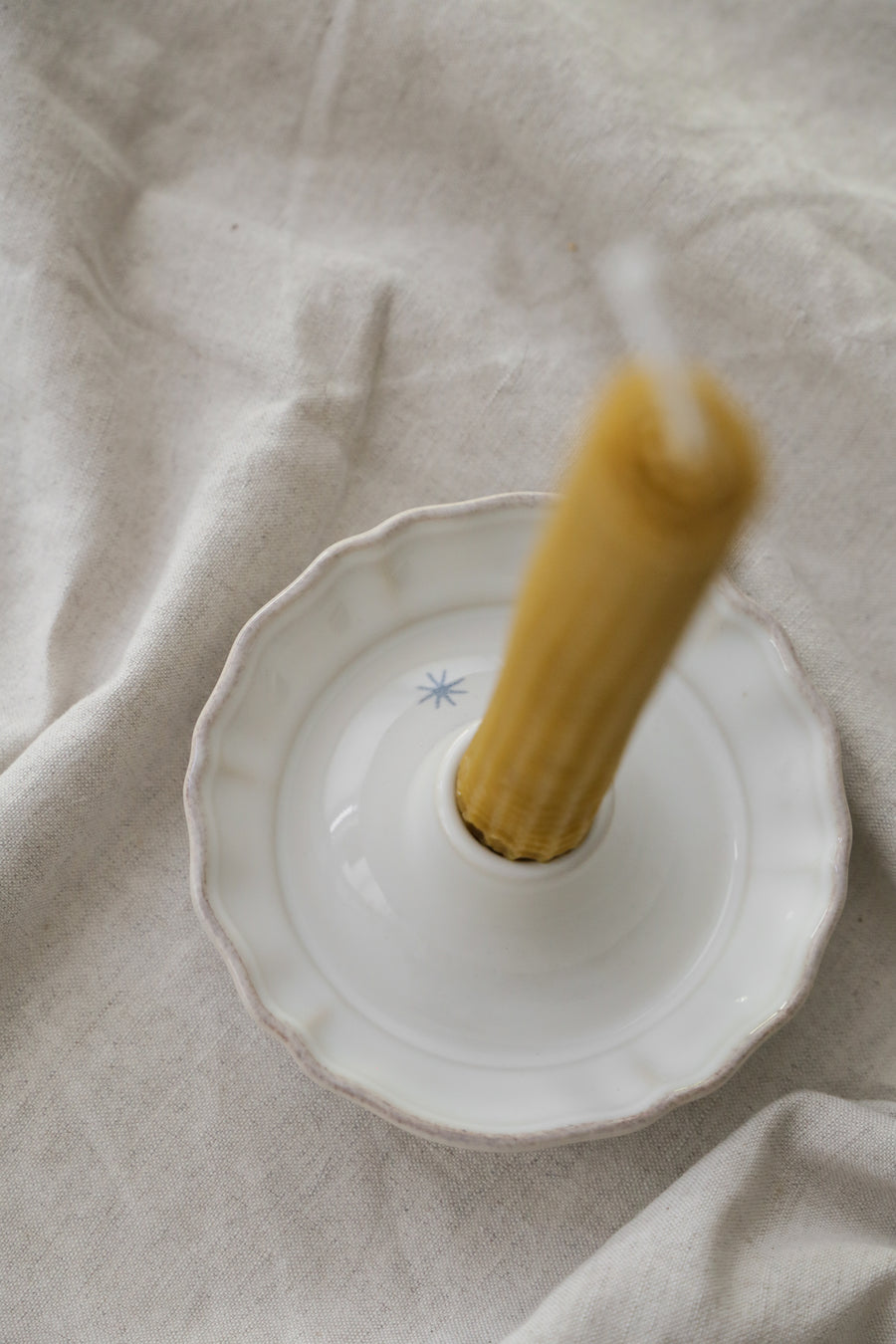 Ruffled Candle Holder