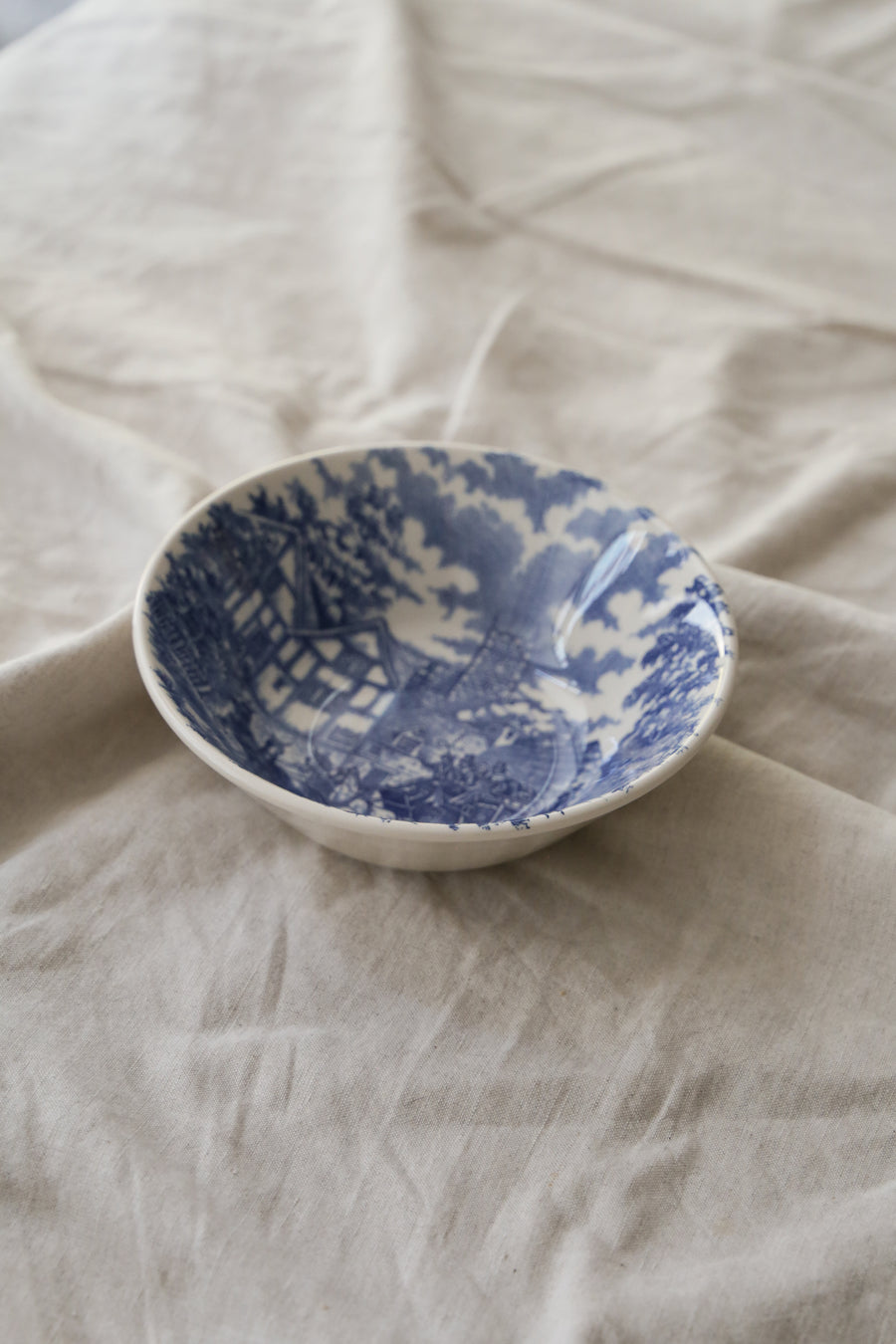 Blue Toile Bowl