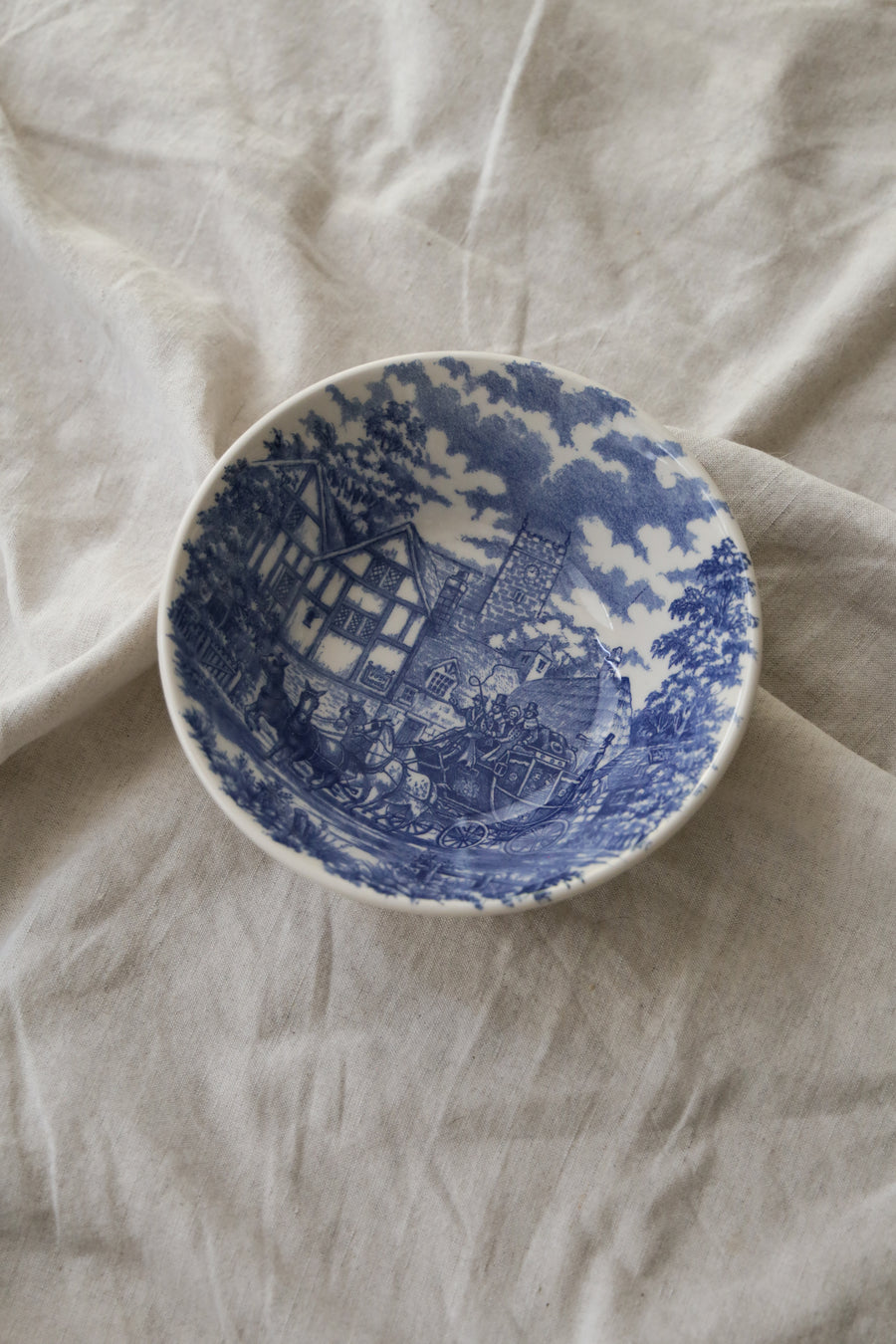 Blue Toile Bowl