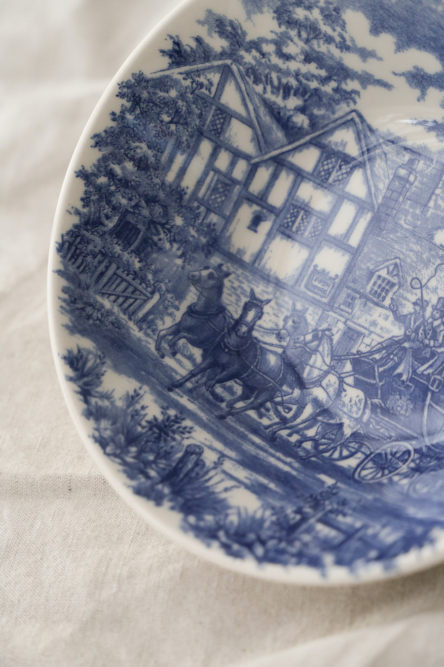 Blue Toile Bowl