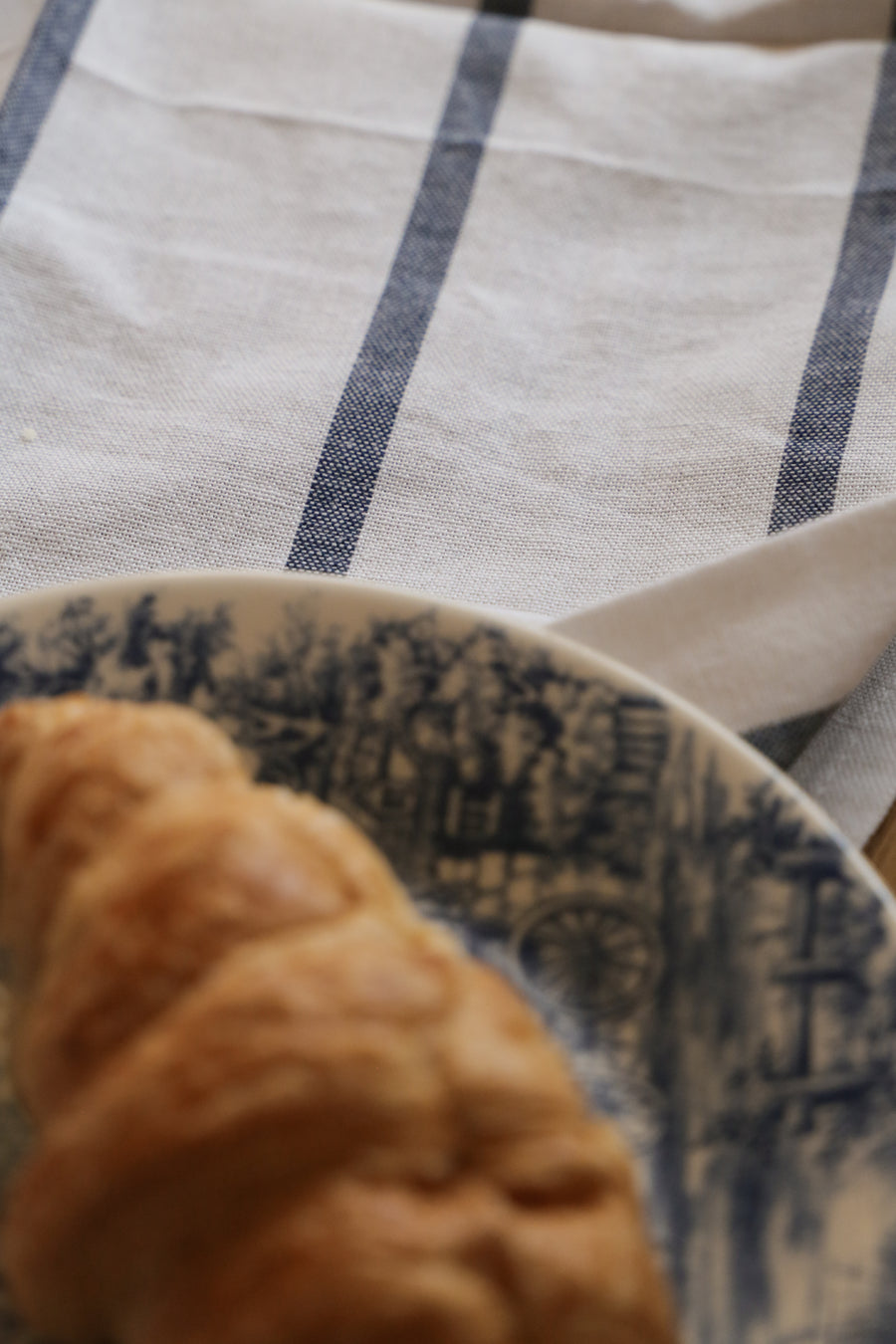 French Tea Towel - Blue