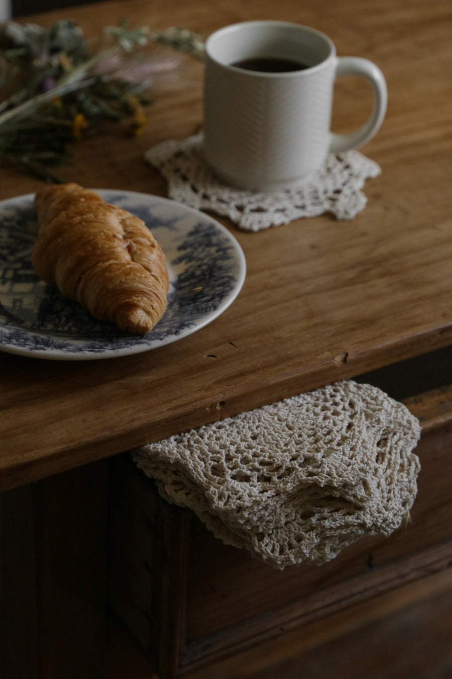 Cotton Crochet Doilies Set