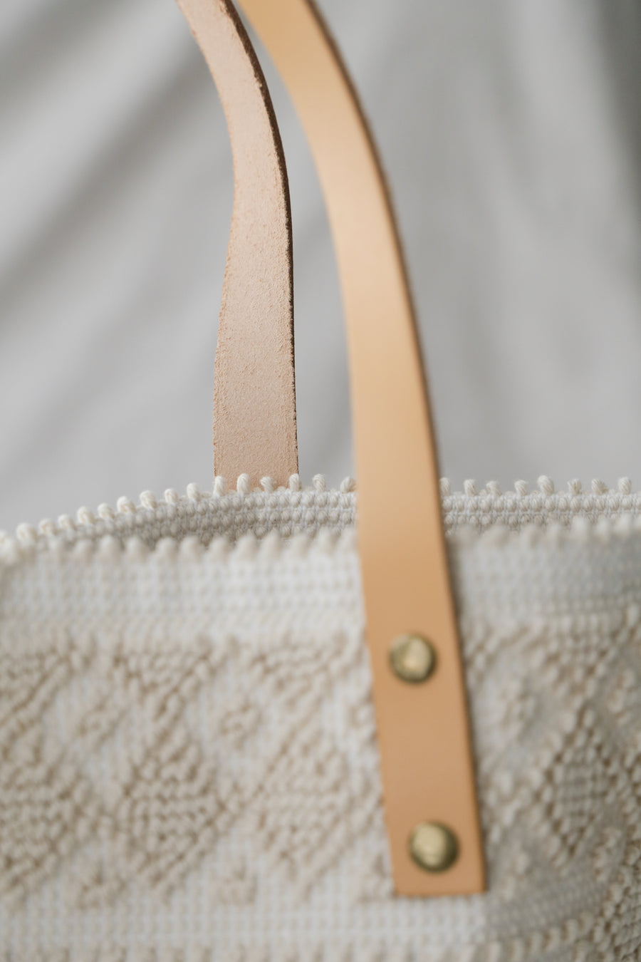 Alma Tapestry Bag - Beige