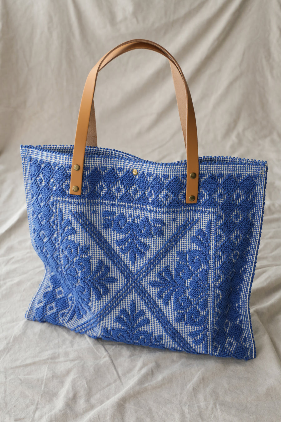 Alma Tapestry Bag - Blue