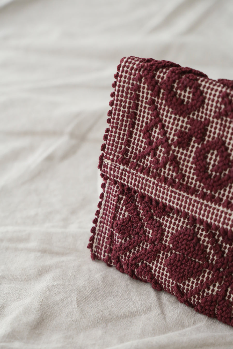 Alma Clutch - Burgundy
