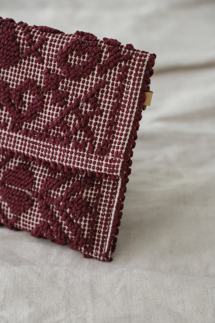 Alma Clutch - Burgundy
