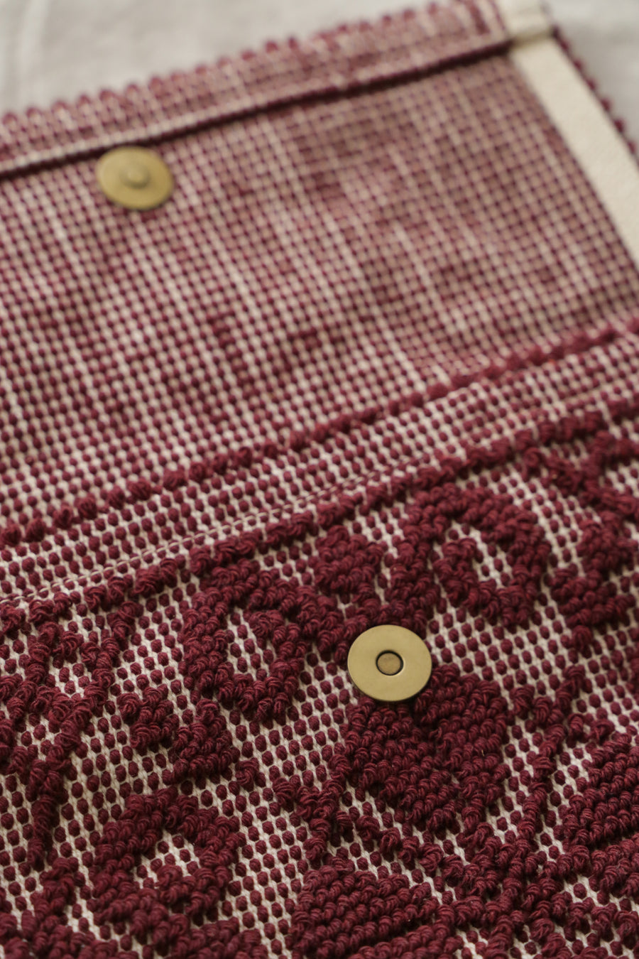 Alma Clutch - Burgundy