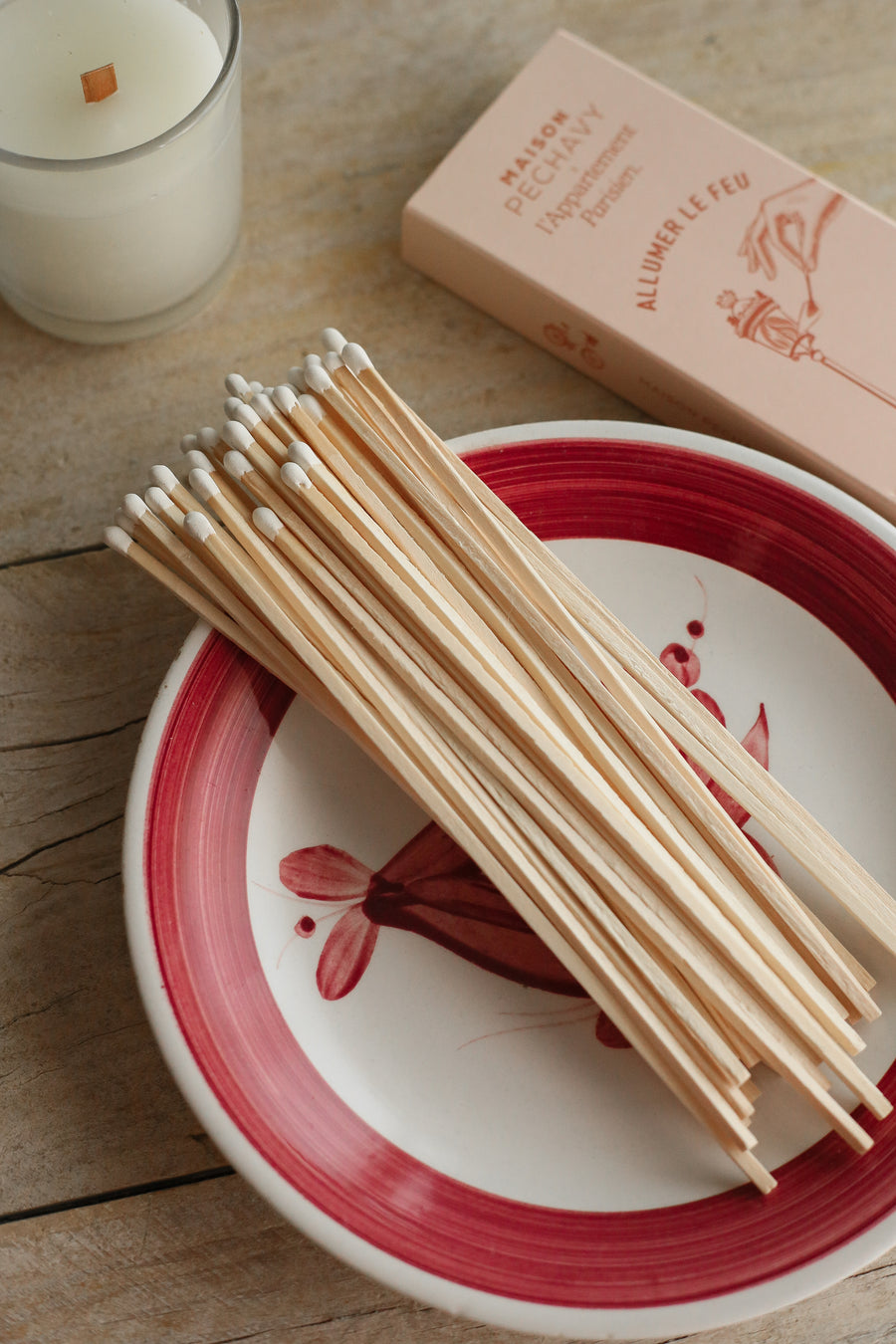 Long White matches by Maison Pechavy