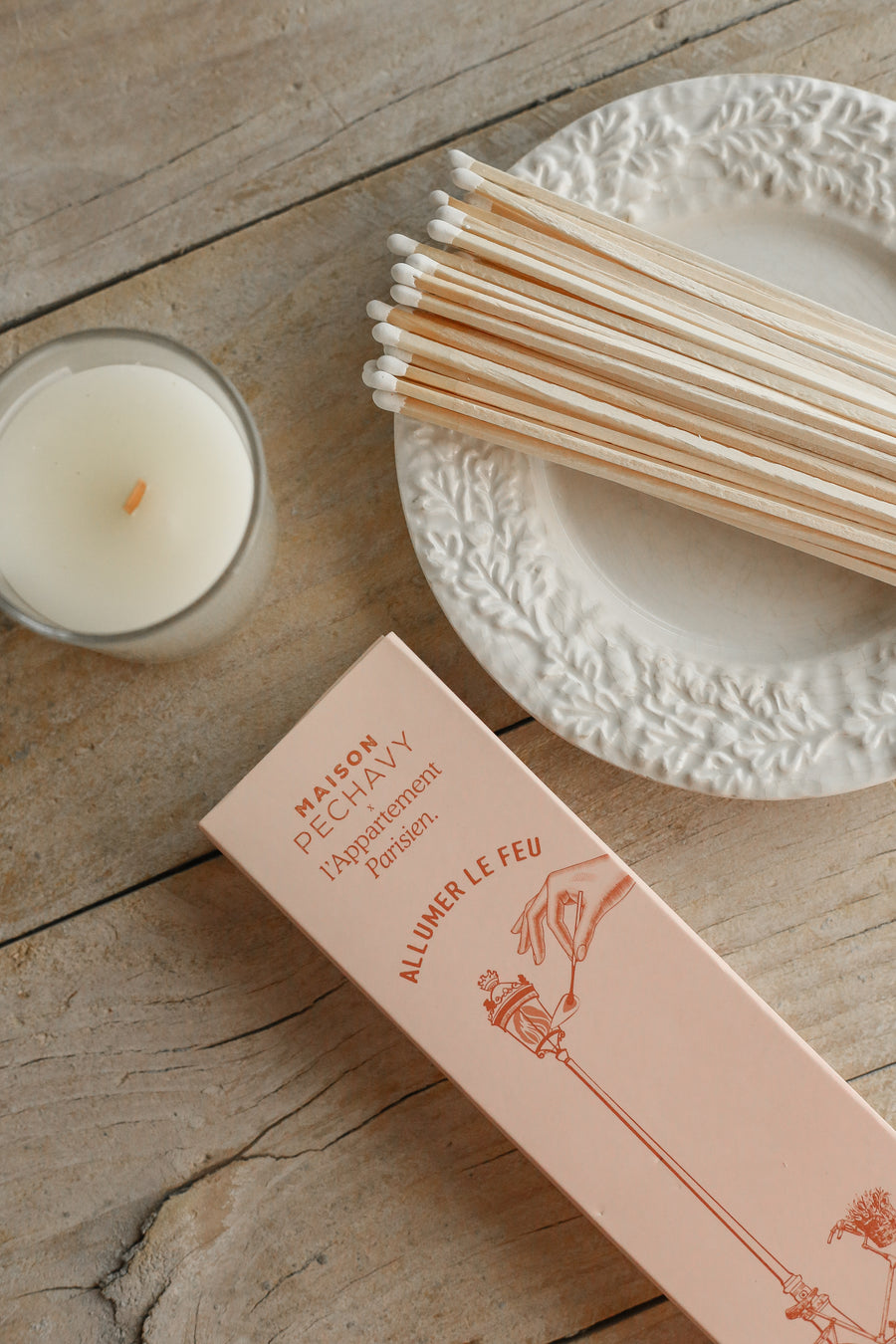 Long White matches by Maison Pechavy