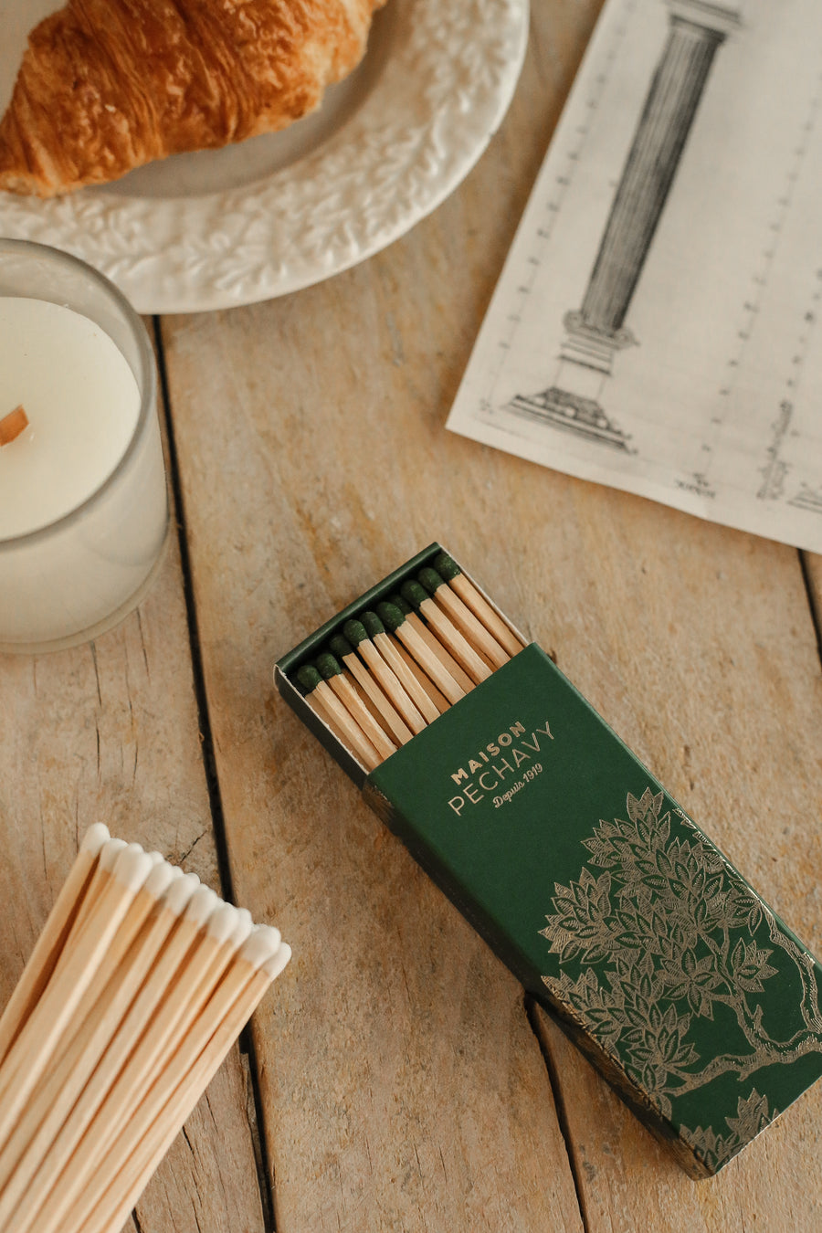 Joséphine Green Matches by Maison Pechavy