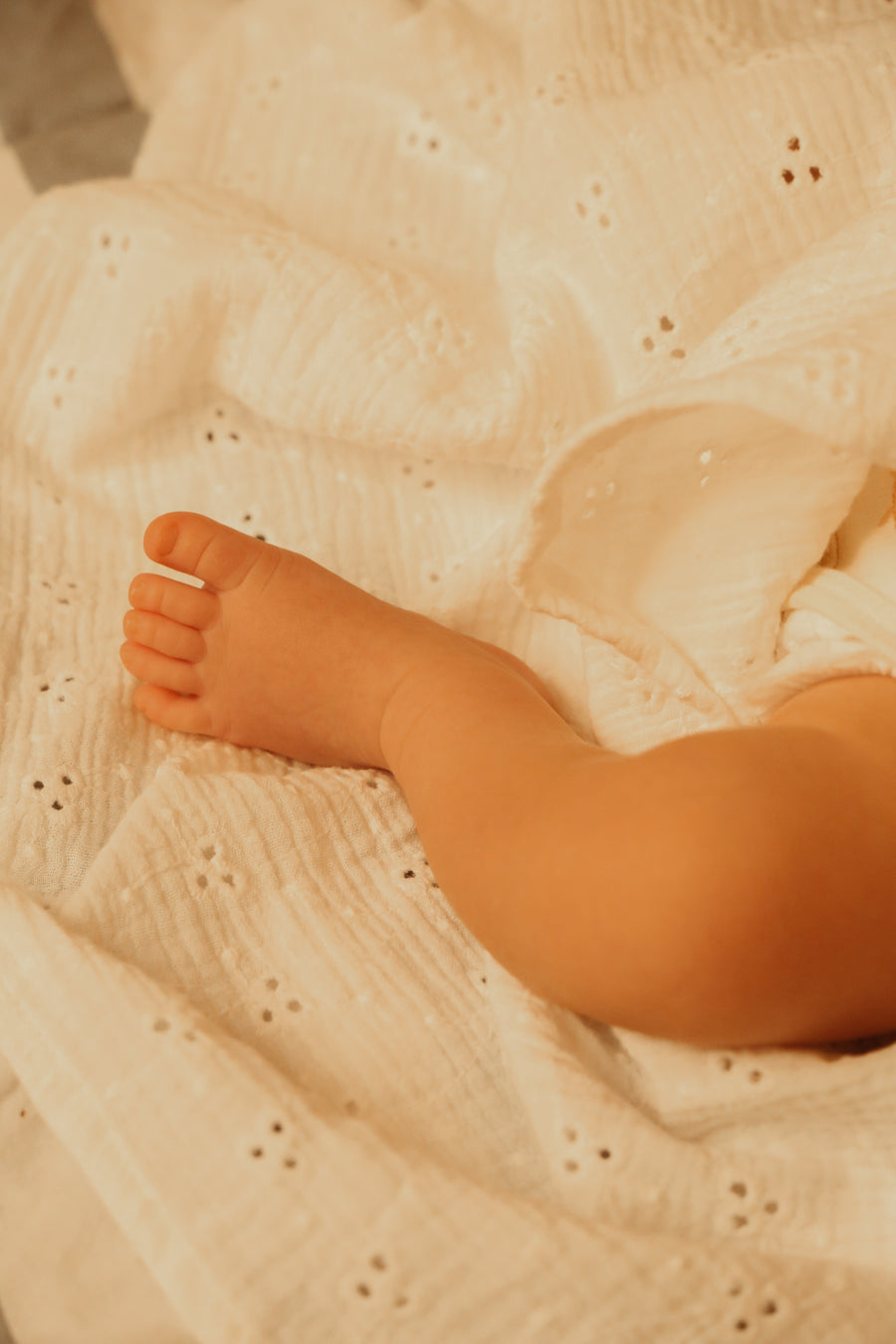 Broderie Anglaise Swaddle