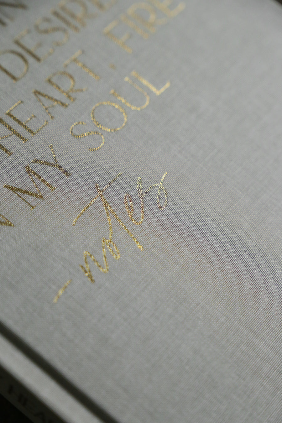 Linen notebook
