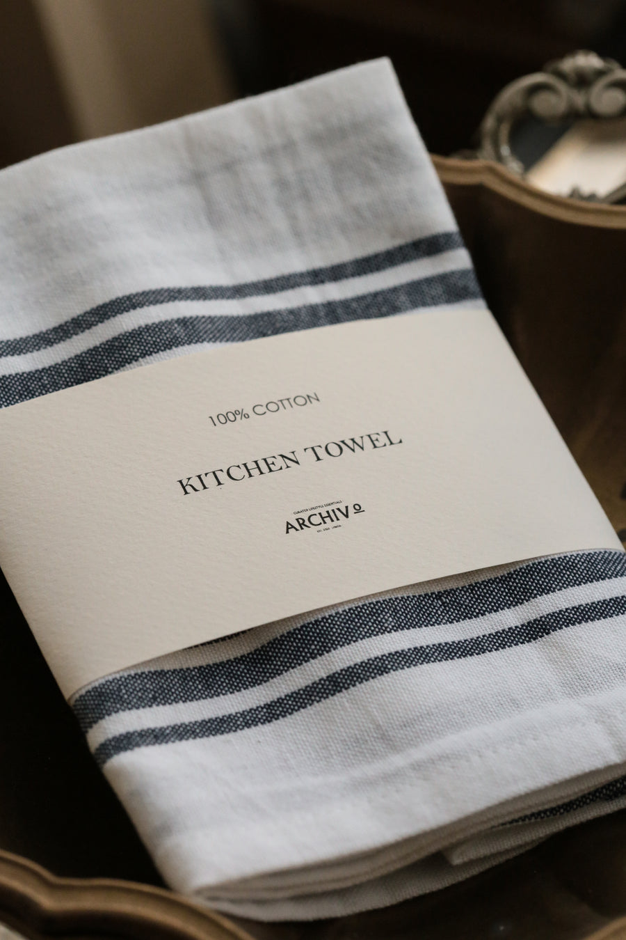 French Tea Towel - Blue
