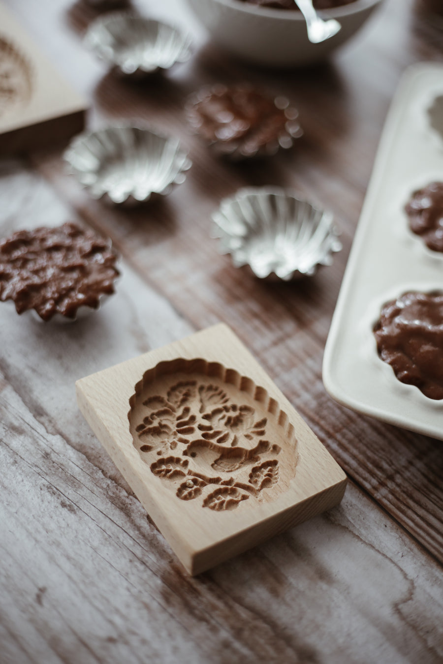 Wood Cookie Mold - Bird
