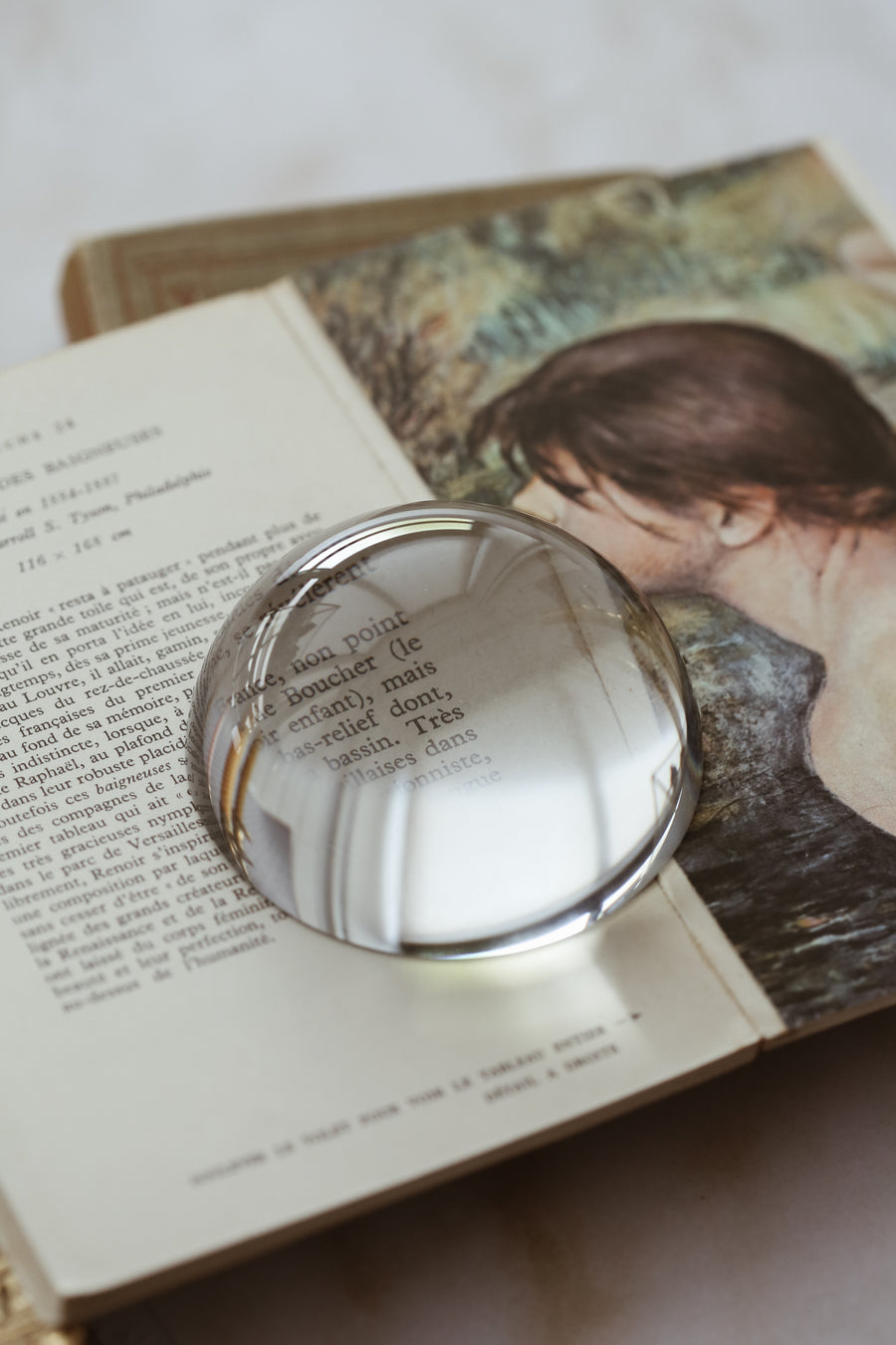 Vintage Glass Paperweight