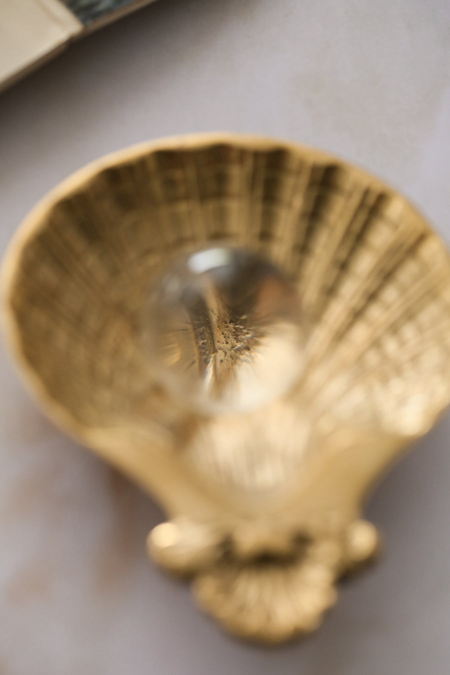 Vintage Glass Paperweight - Ball