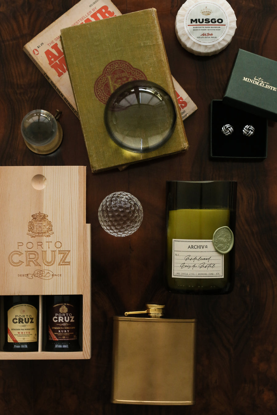 Wine Bottle Candle - Sandalwood