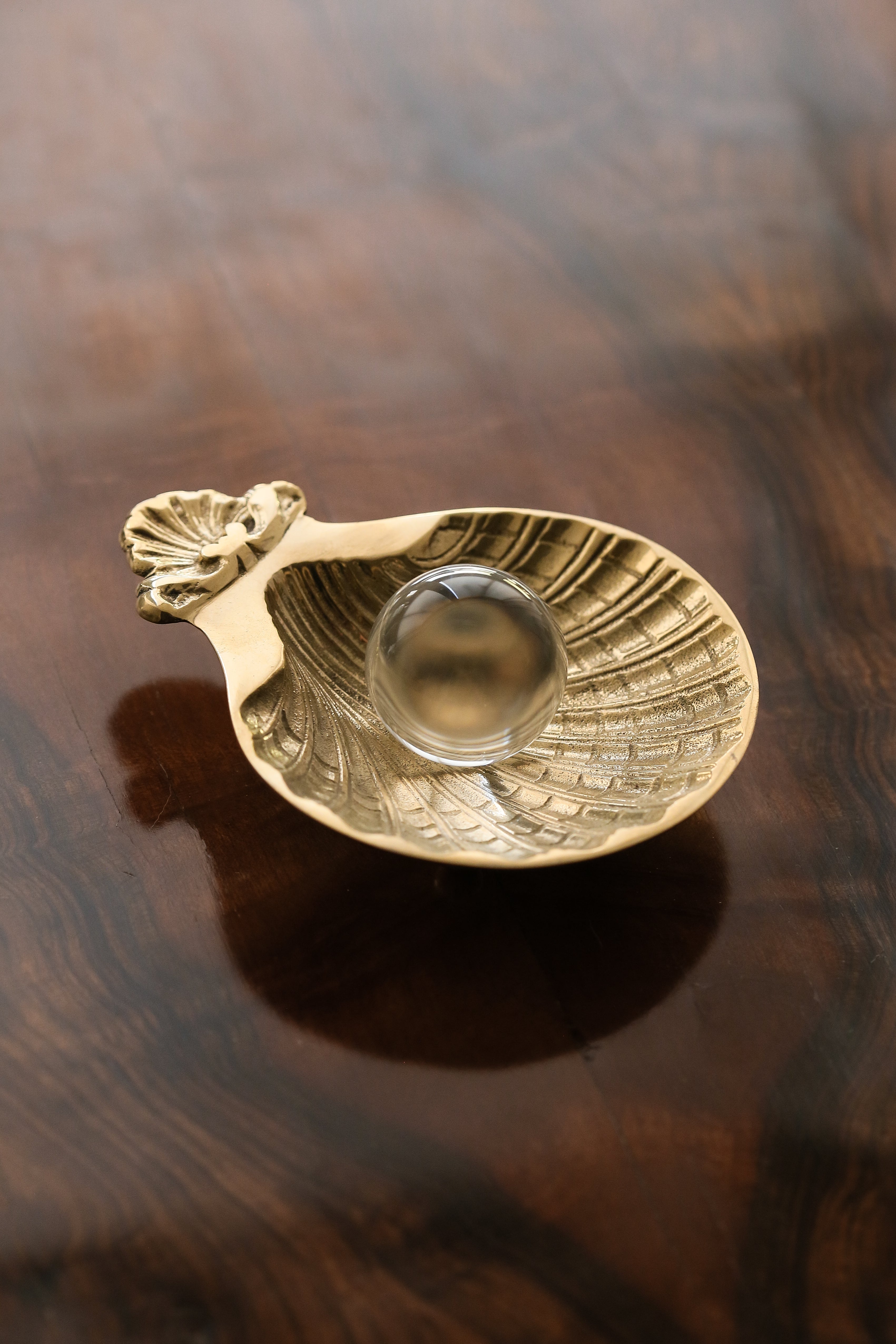 Vintage Glass Paperweight - Ball