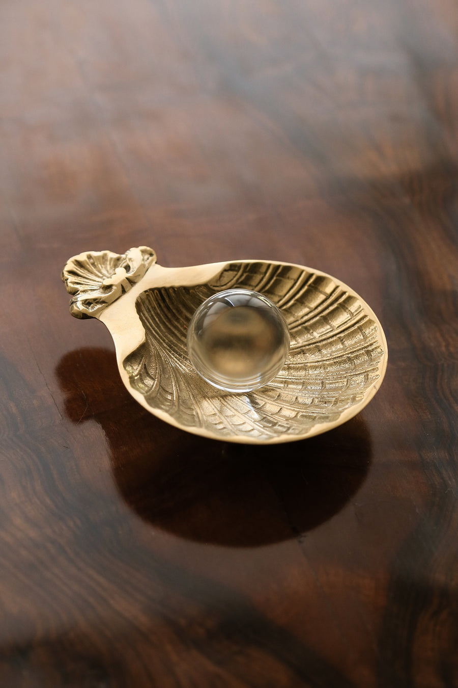 Vintage Glass Paperweight - Ball