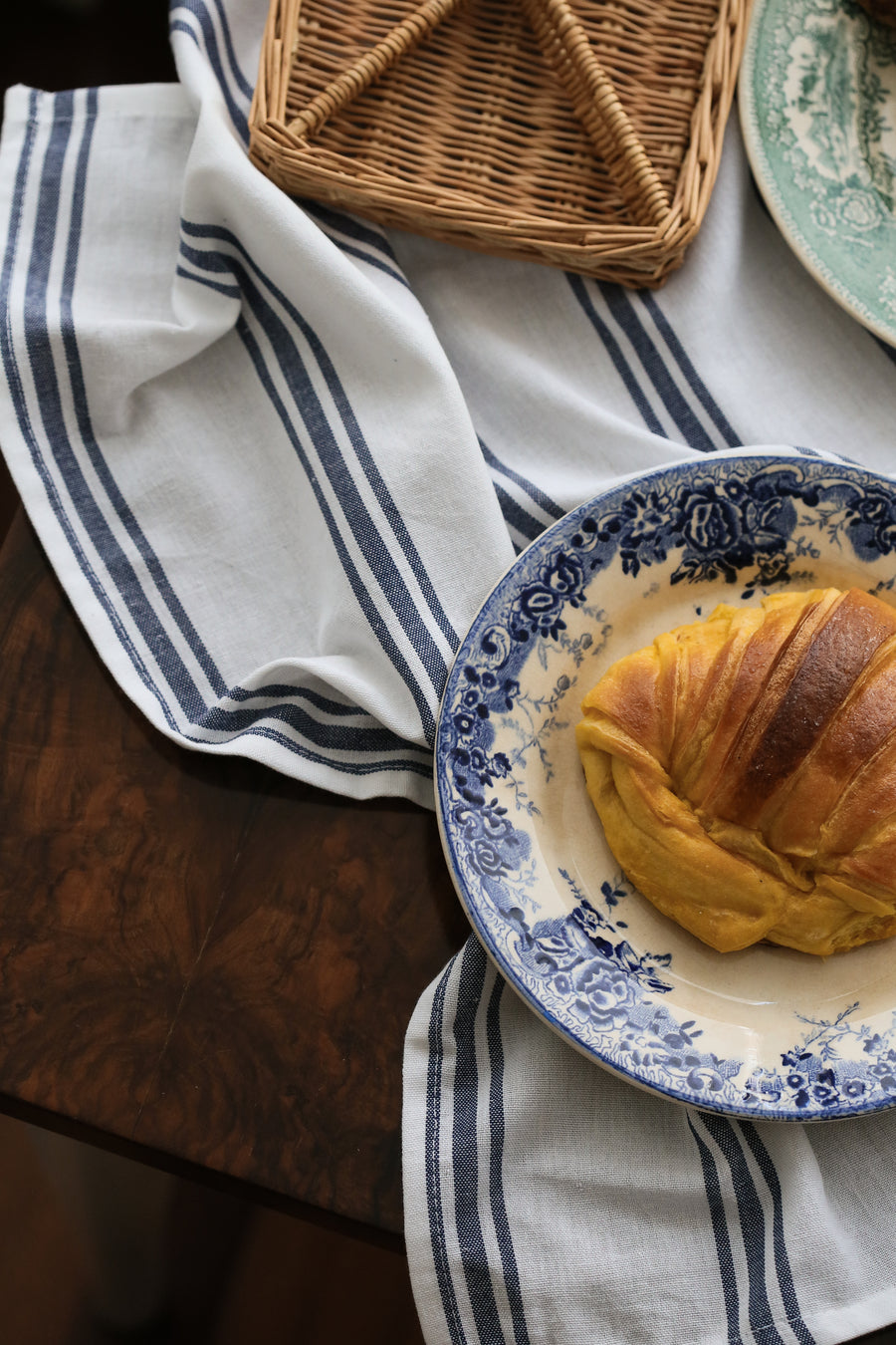 French Tea Towel - Blue