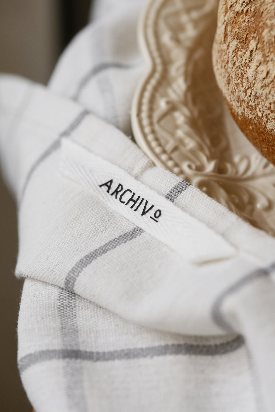 French Tea Towel - Grey