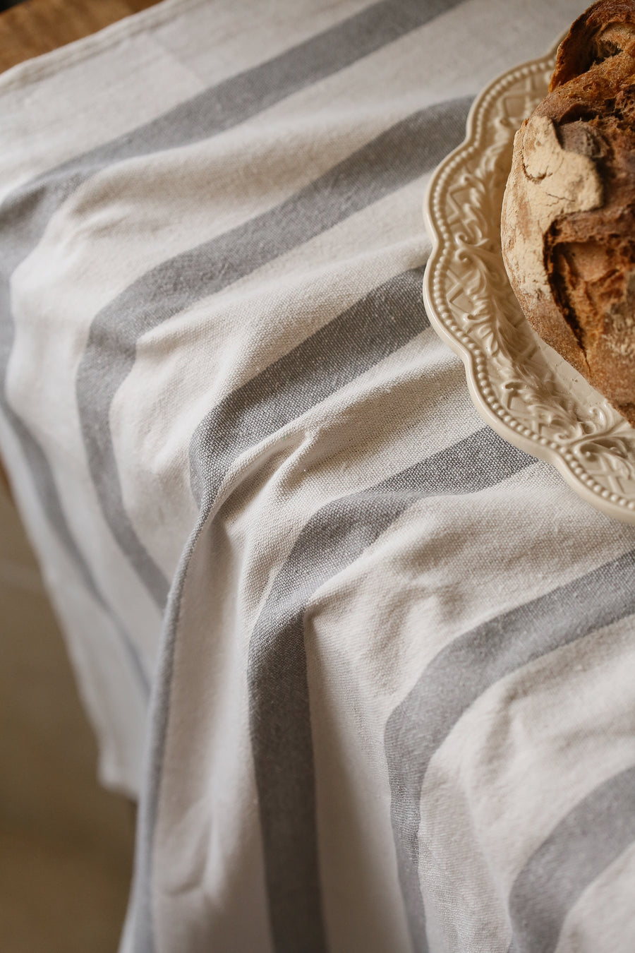 French Tea Towel - Grey