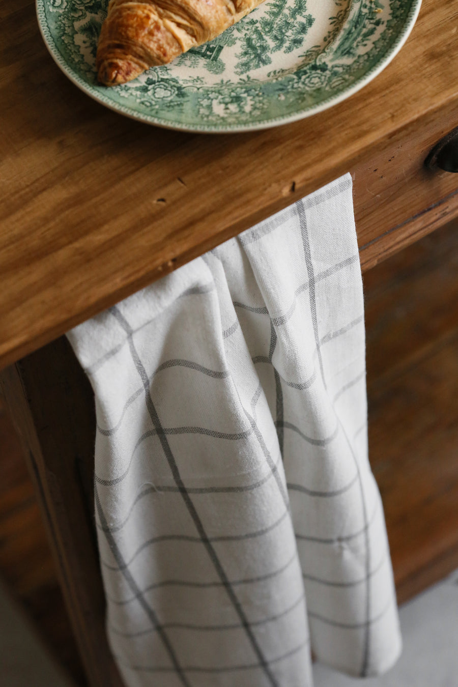 French Tea Towel - Grey