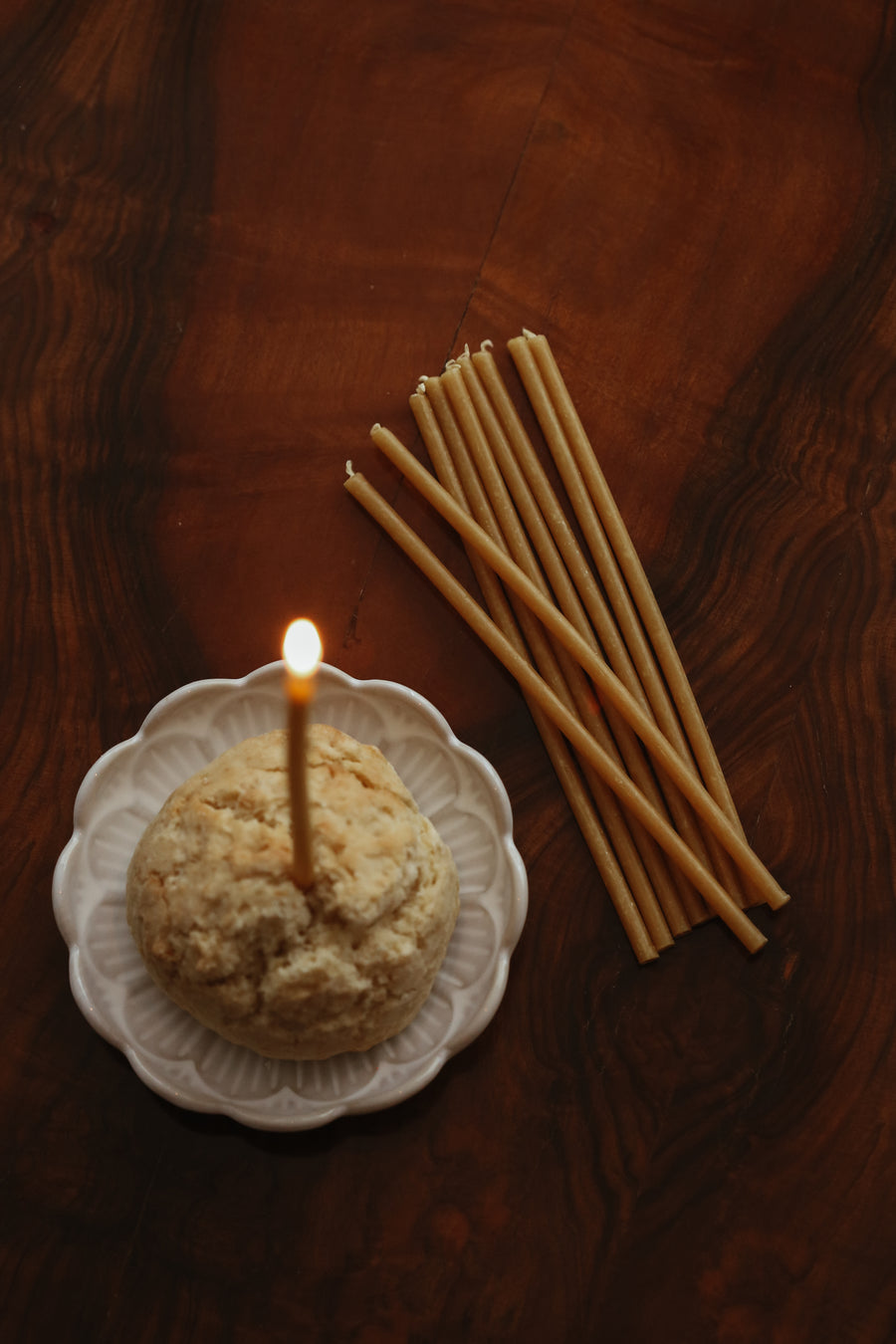 Beeswax Slim Birthday Candles
