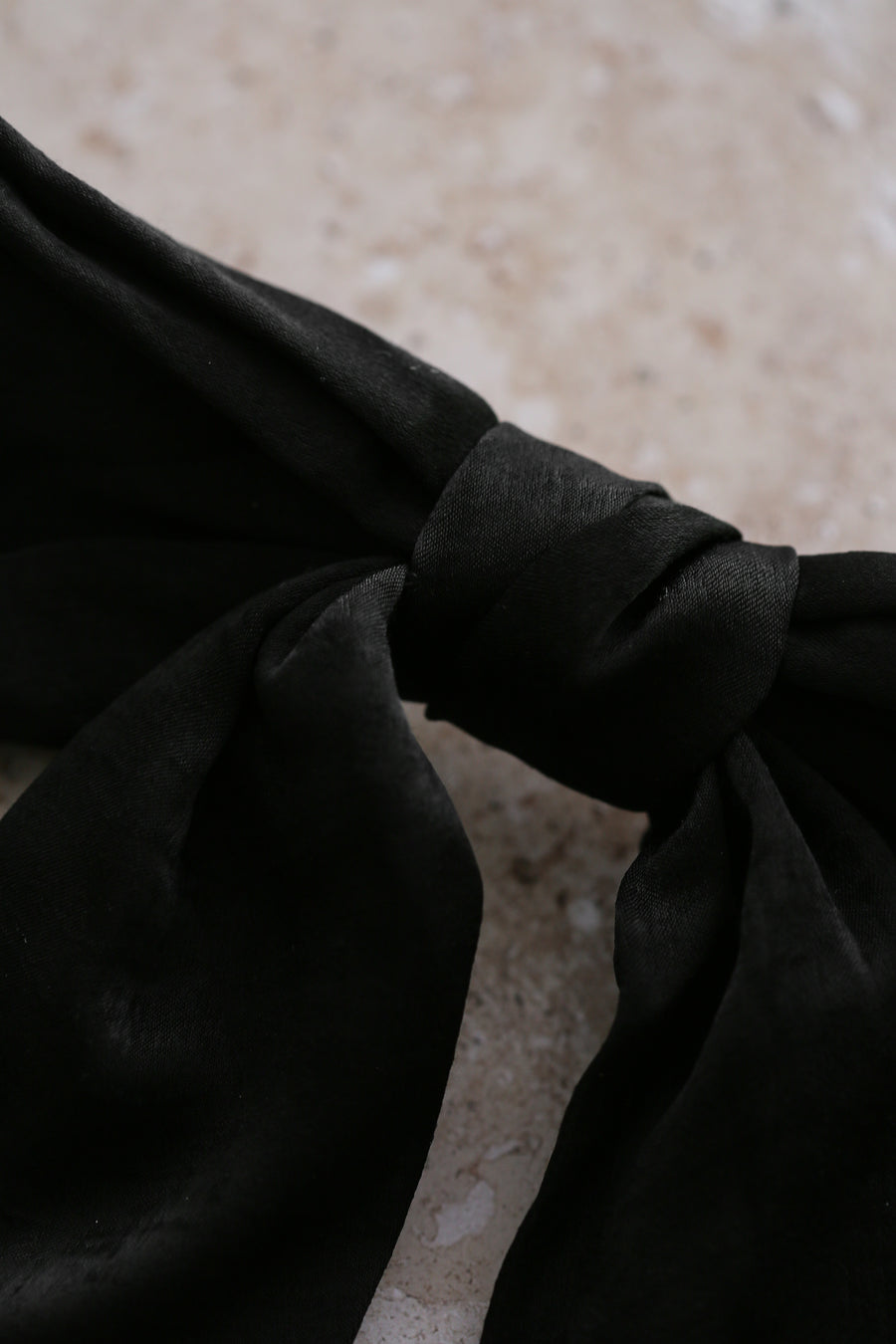 Audrey Bow Barrette - Black