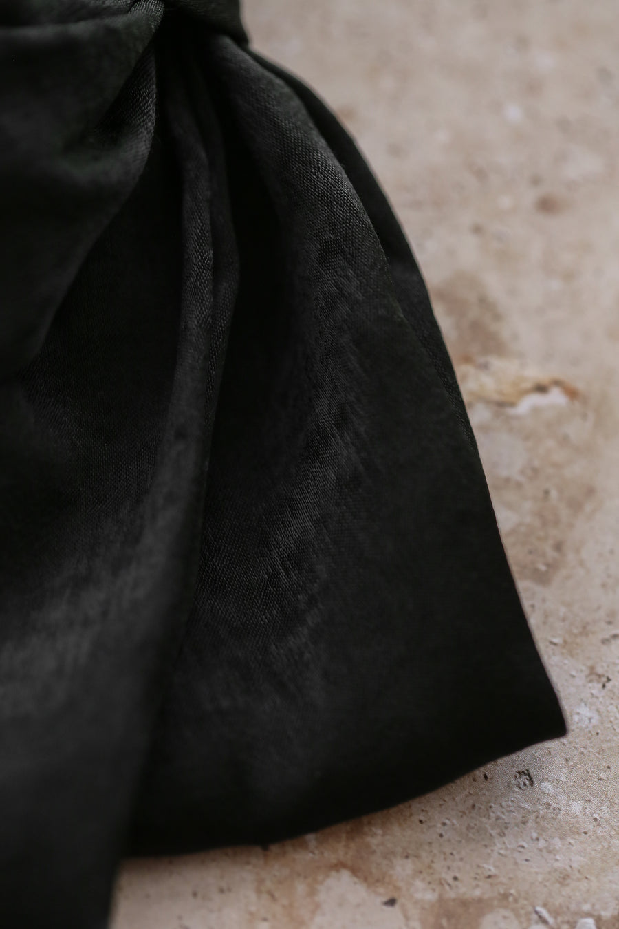 Audrey Bow Barrette - Black