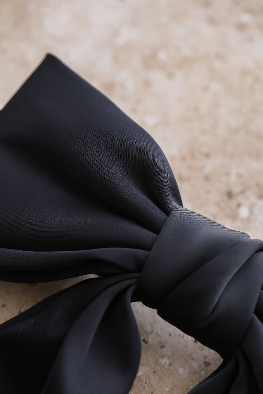 Loulou Bow Barrette - Navy