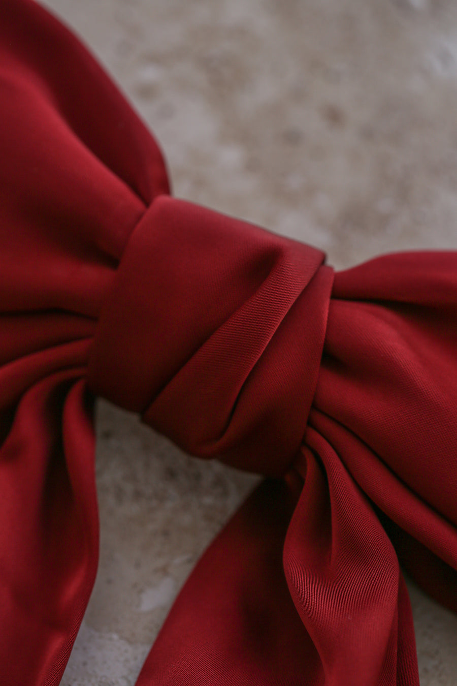 Loulou Bow Barrette - Berry