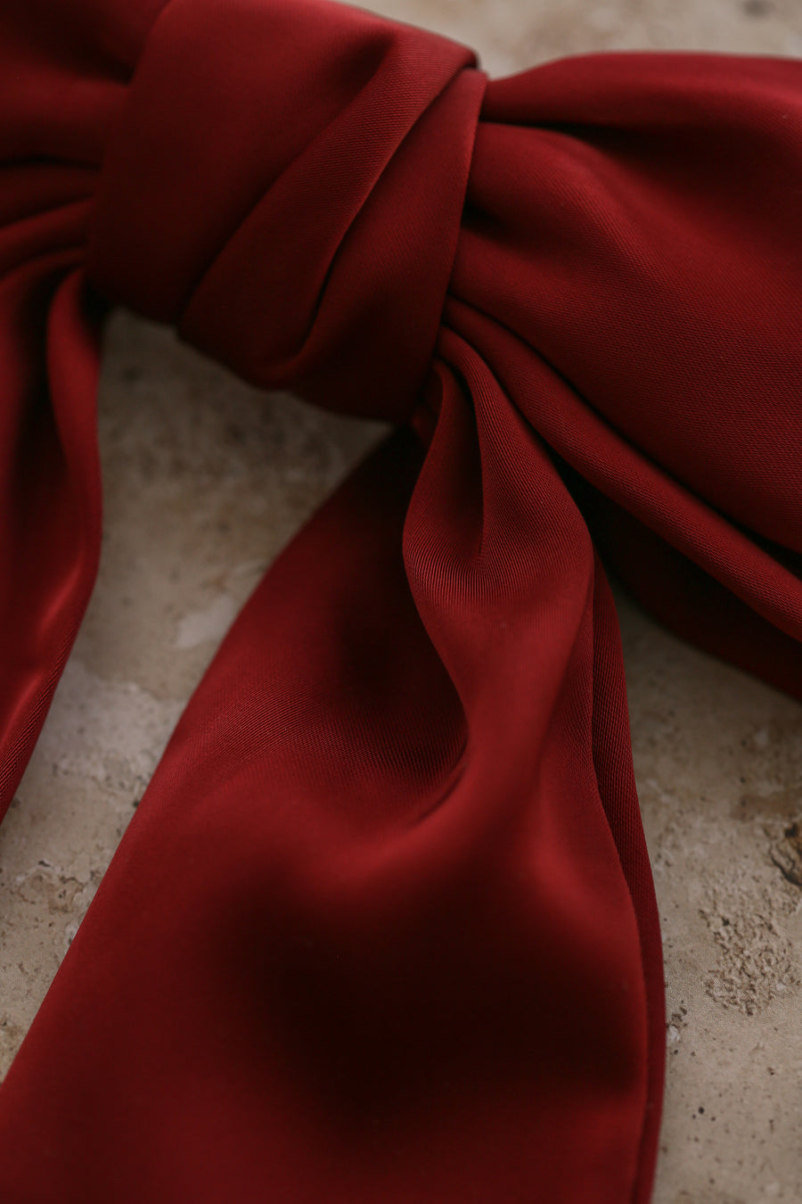 Loulou Bow Barrette - Berry