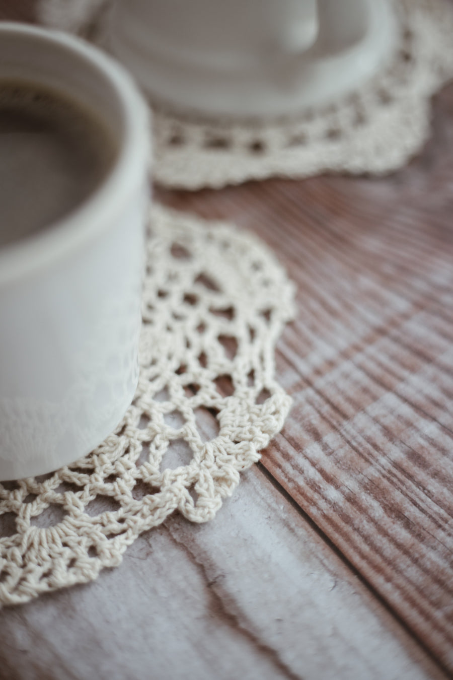 Cotton Crochet Doilies Set