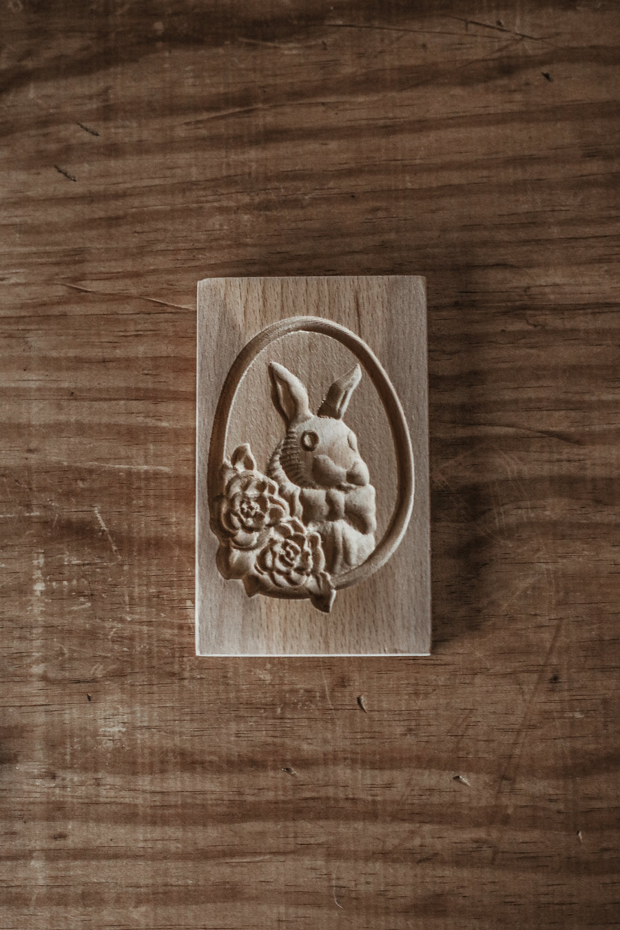 Wood Cookie Mold - Bunny