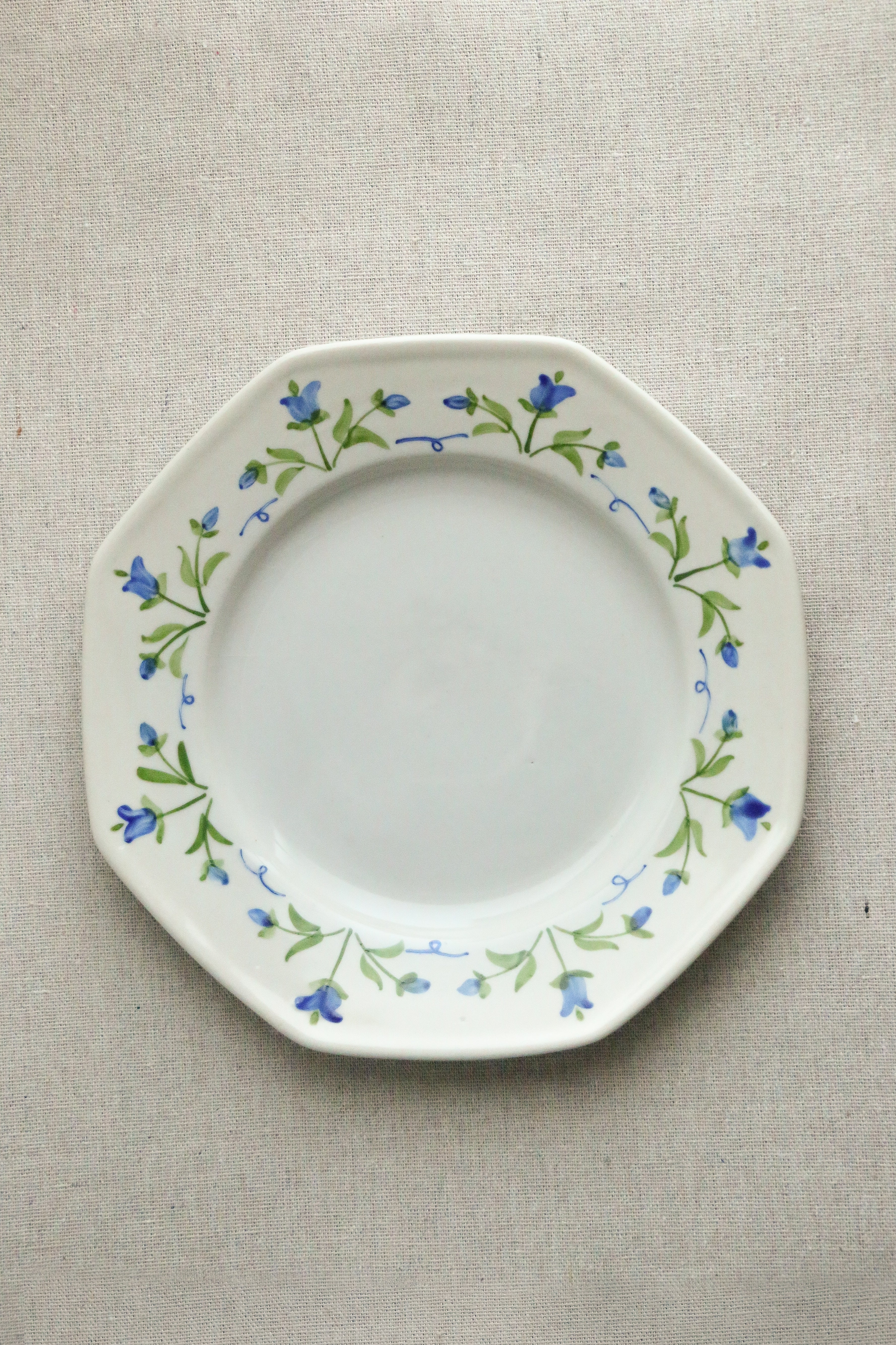 Bellflower Vintage Plate