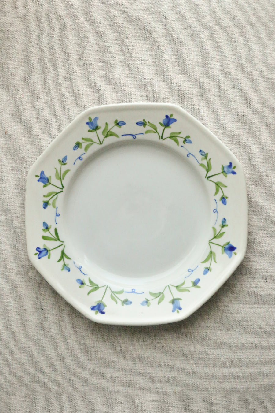 Bellflower Vintage Plate