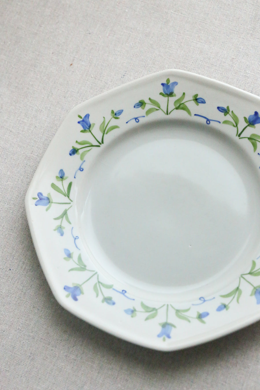 Bellflower Vintage Plate