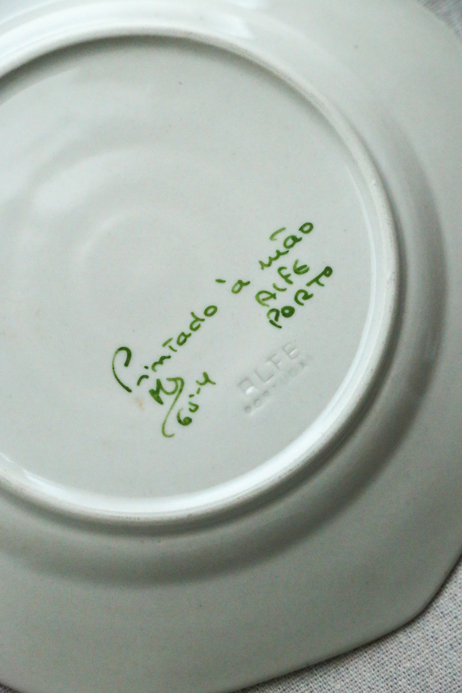 Bellflower Vintage Plate